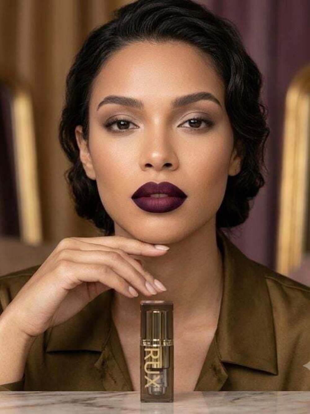 NIB 2 Tone Lipstick Matte PurpleDuo